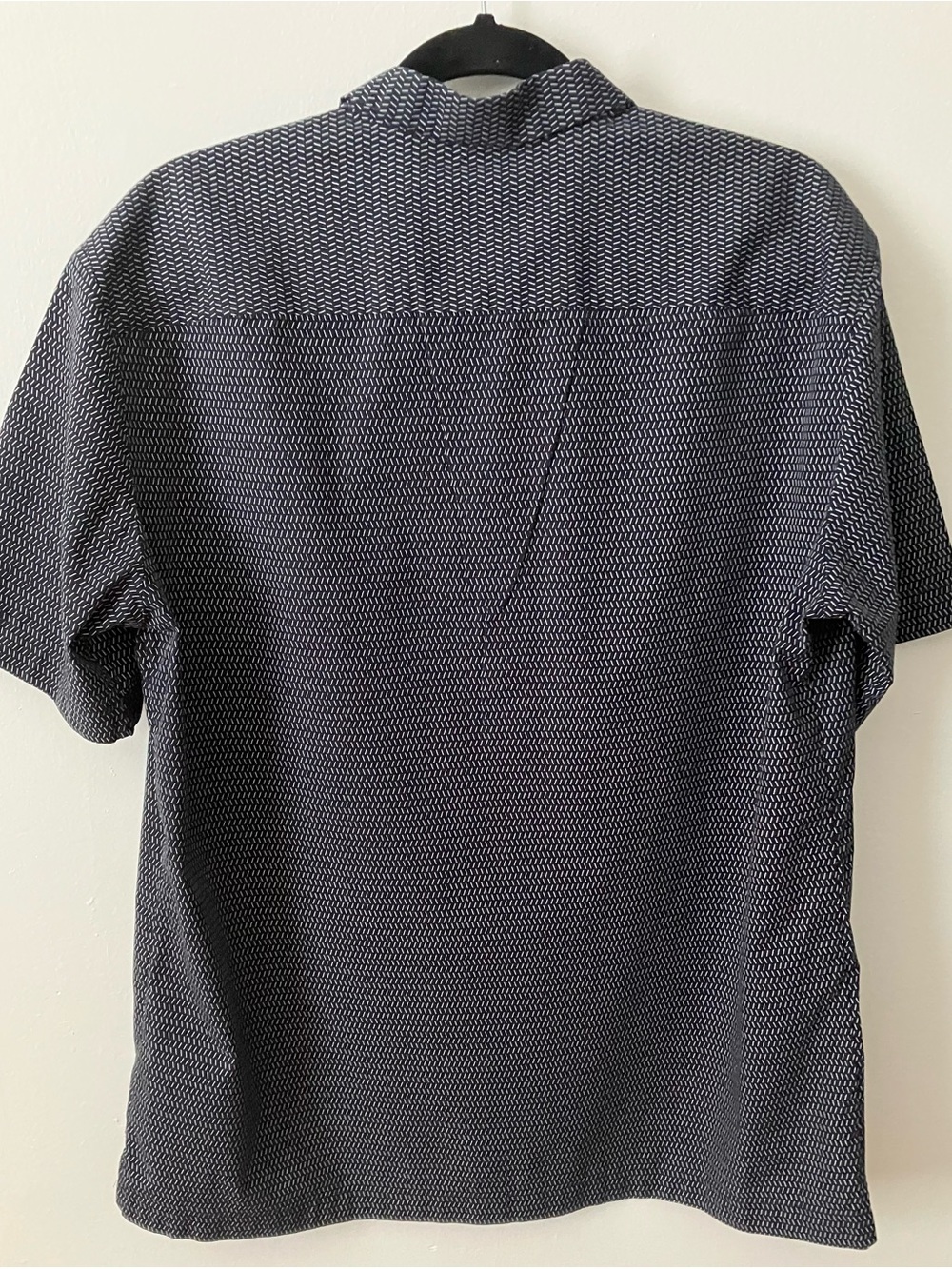 COS Black Micro-Pattern Polo - Picture 9 of 9